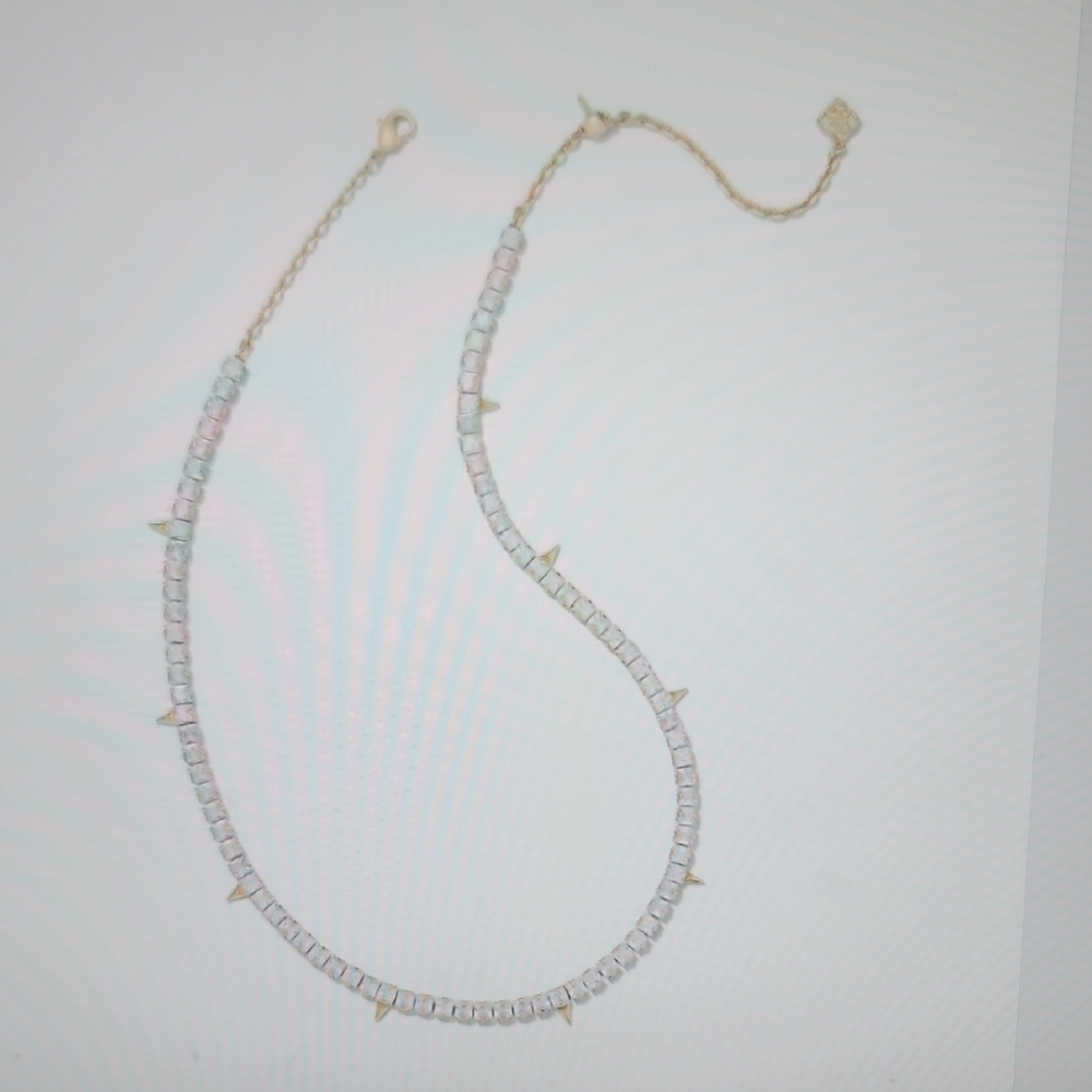 Elegant Kendra Scott Tennis Necklace and Bracelet Set - Picture 8 of 9